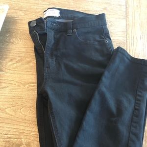 Free people black skinny jeans